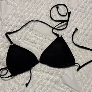 Black Triangle Bikini Top